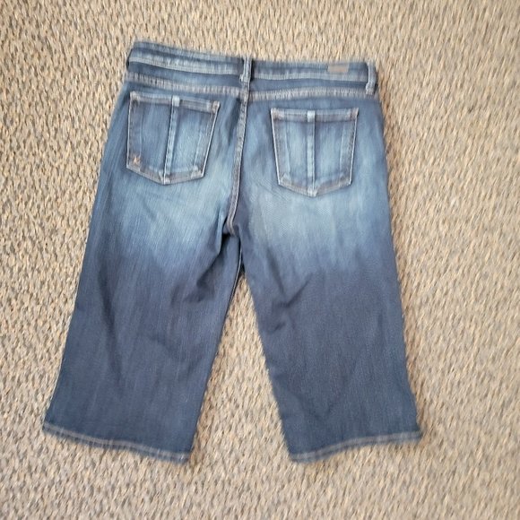 KUT From the Kloth Denim Bermuda Jean Shorts Size 8 - Picture 11 of 13